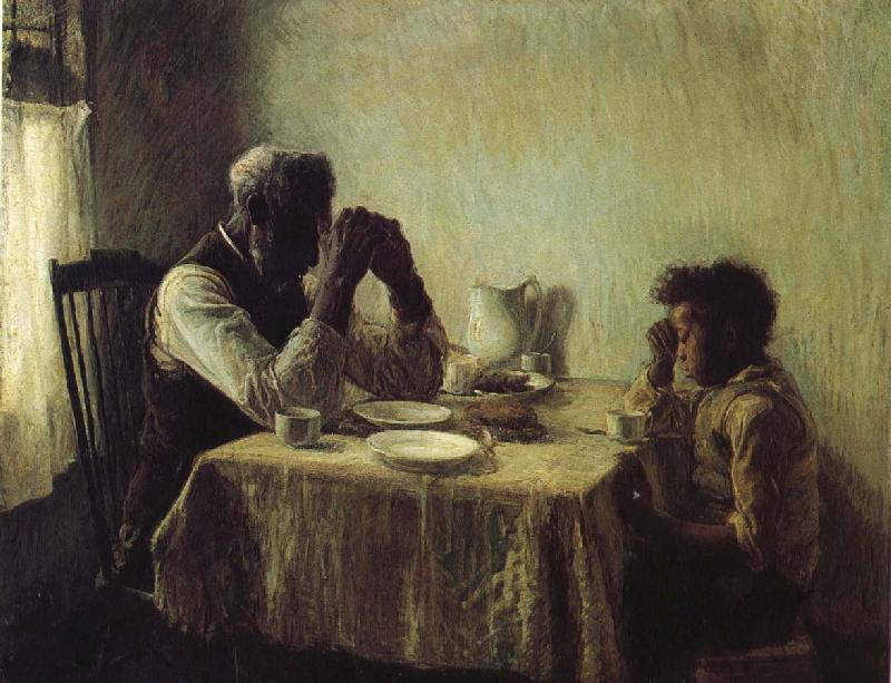 Henry Ossawa Tanner Thanksgiving poor oil painting image